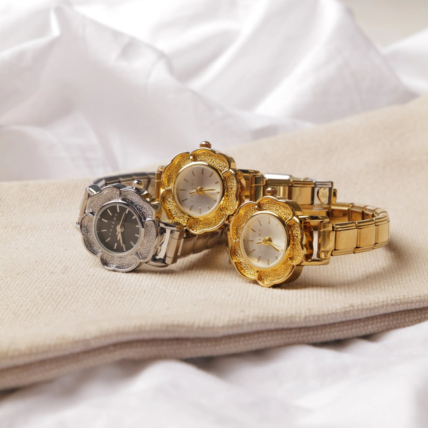 Florence Watch Gold – Black Dial Edition