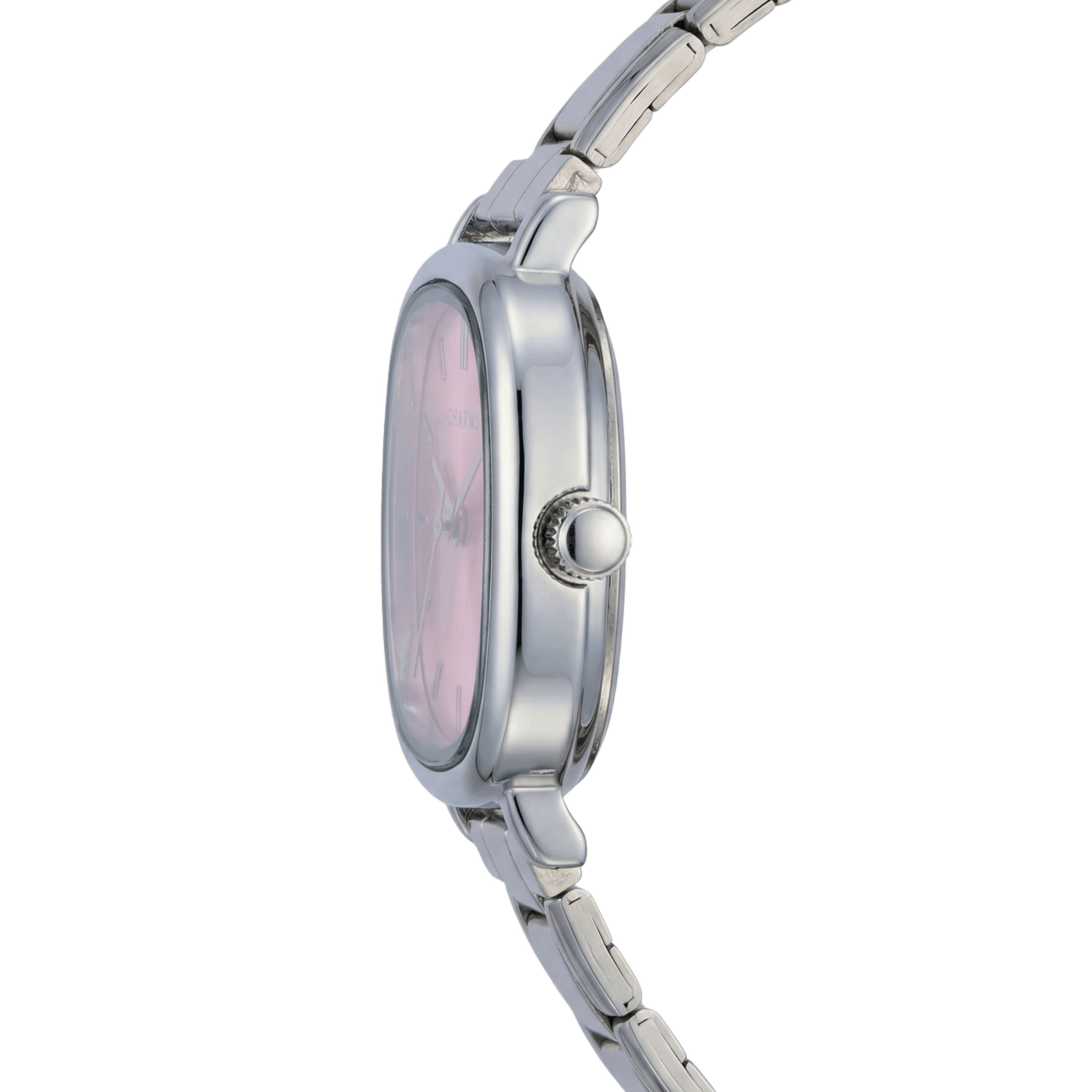 Capri – Sølvmodel med lyserød urskive