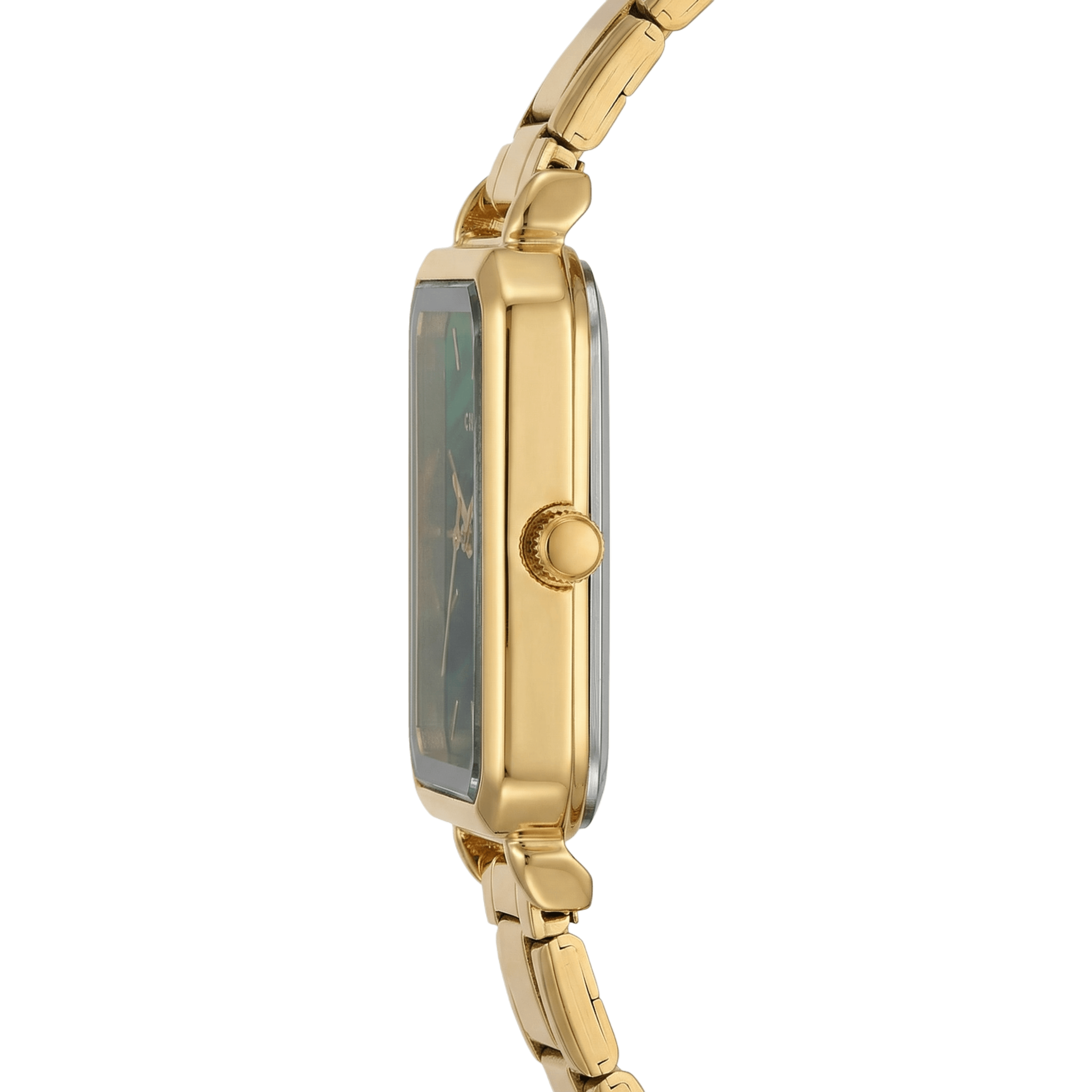 Como – Guldmodel med smaragdgrøn urskive