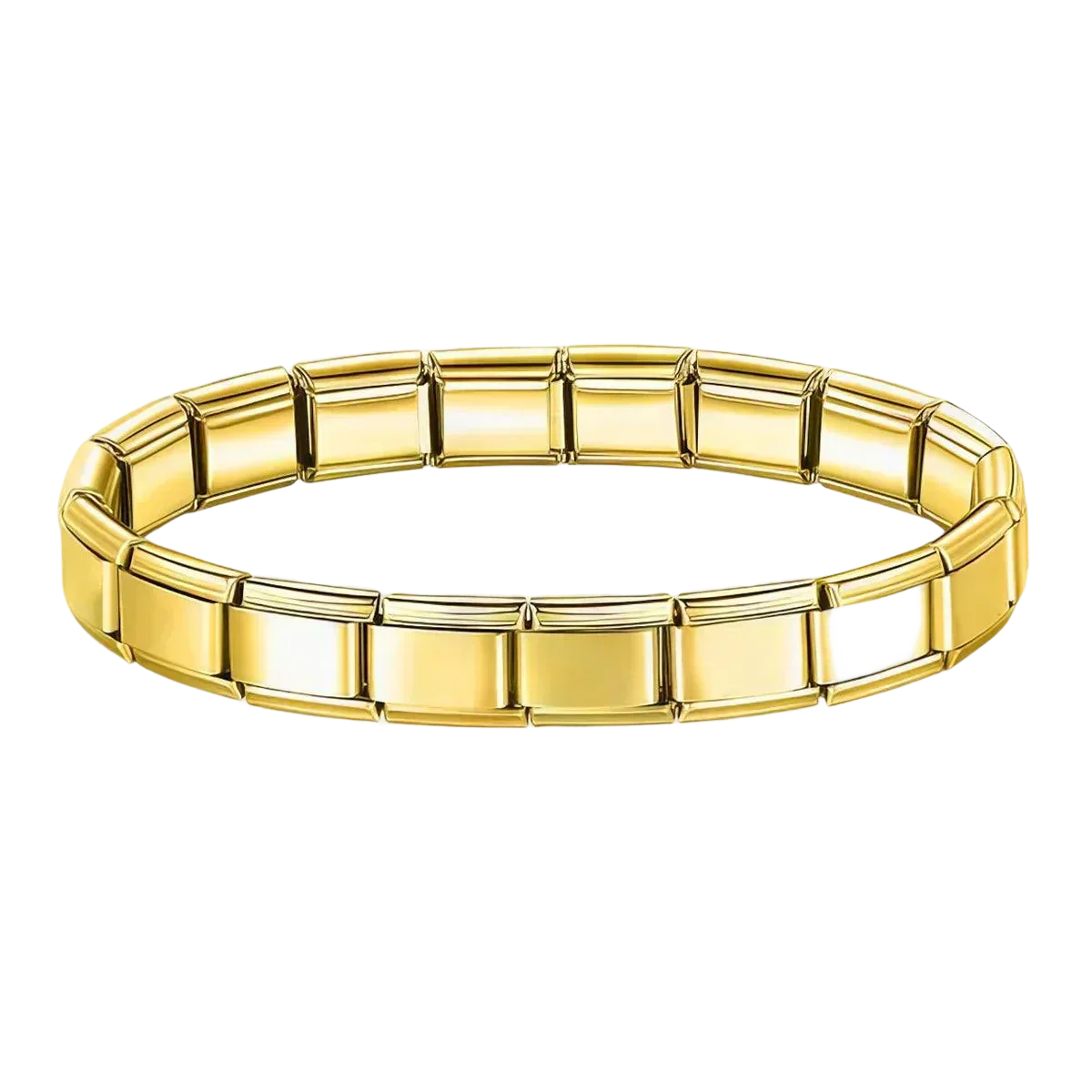 Charms-armbånd guld
