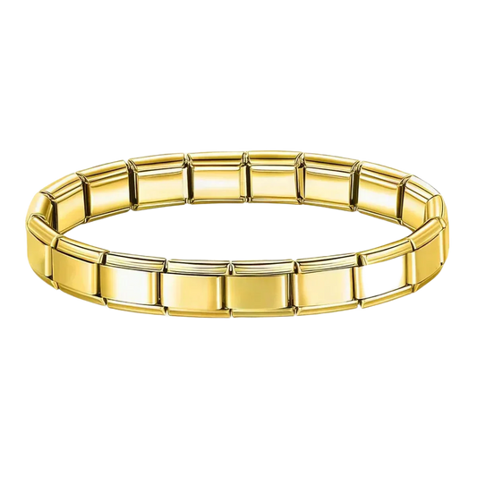 Charms-armbånd guld