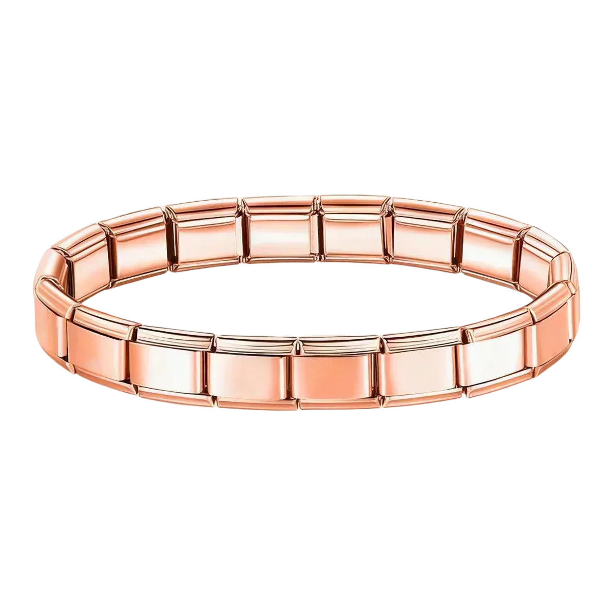 Charms-armbånd rosaguld