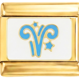 Aries Blue, on Gold