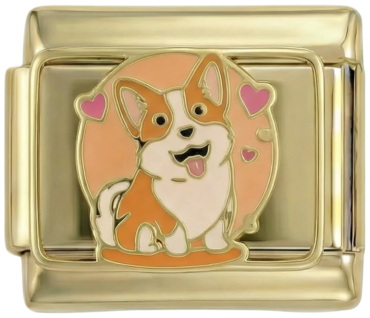 Corgi på guld