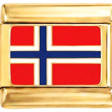 Kommer snart - Norges flag på guld