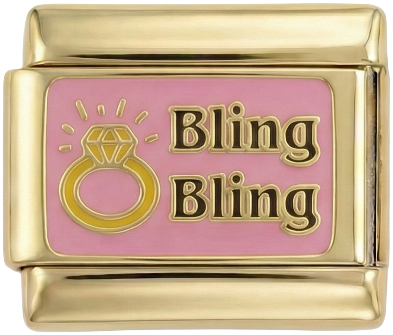 Pink Plate, Gold Ring, Bling Bling, on Gold - Pink-Plate-Gold-Ring-Bling-Bling-on-Gold.png