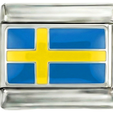 Sveriges flag, på sølv
