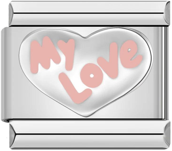 Hjerte i sølv, My Love i pink