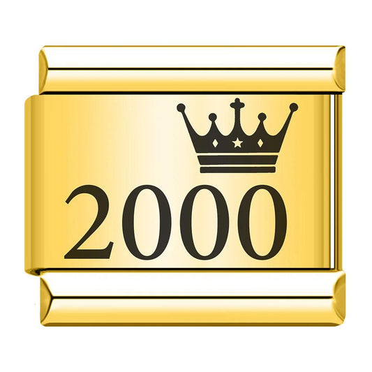 Year 2000, on Gold - Charms Official